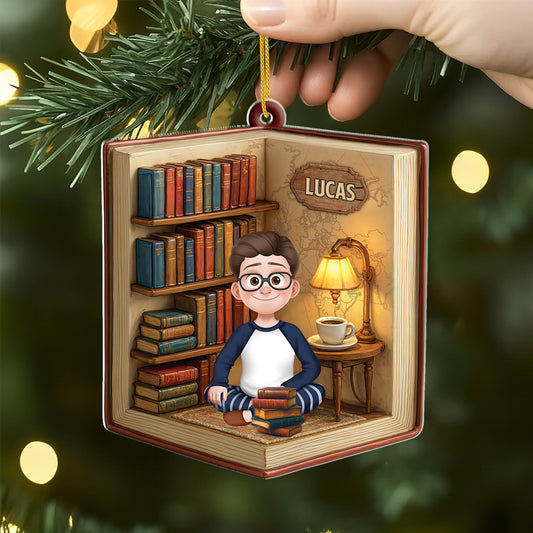 6043OGE2 name alphabet a to z personalisierte acryl ornamente_ leseratten_ frauen manner 6043O6LAA