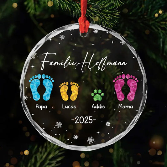 6045OGE1 die familie fussabdruck glas weihnachtsschmuck_ personalisiert 6045O3QQI