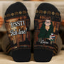 6051JGE2 einfach ein madchen das bucher liebt socken personalisieren text_ leseratten_ frauen manner 6051JKVTA