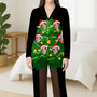 6054VGE3 weihnachtsbaum mit gesicht lustiger pyjama personalisiert_ damen und herren 6054VKHNB