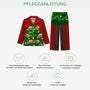 6054VGE4 weihnachtsbaum mit gesicht lustiger pyjama personalisiert_ damen und herren 6054VKHNB
