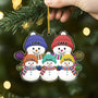 6056OGE2 familie schneemann personalisierter christbaumschmuck familie_ acryl 6056O3QAI