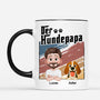 6064MGE2 der hundepapa cartoon personalisierte tasse hund_ 6064M3ZQC