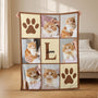 6072BGE2 hund katze mit fotos alphabet kuscheldecke personalisiert haustiere 6072B6VCC