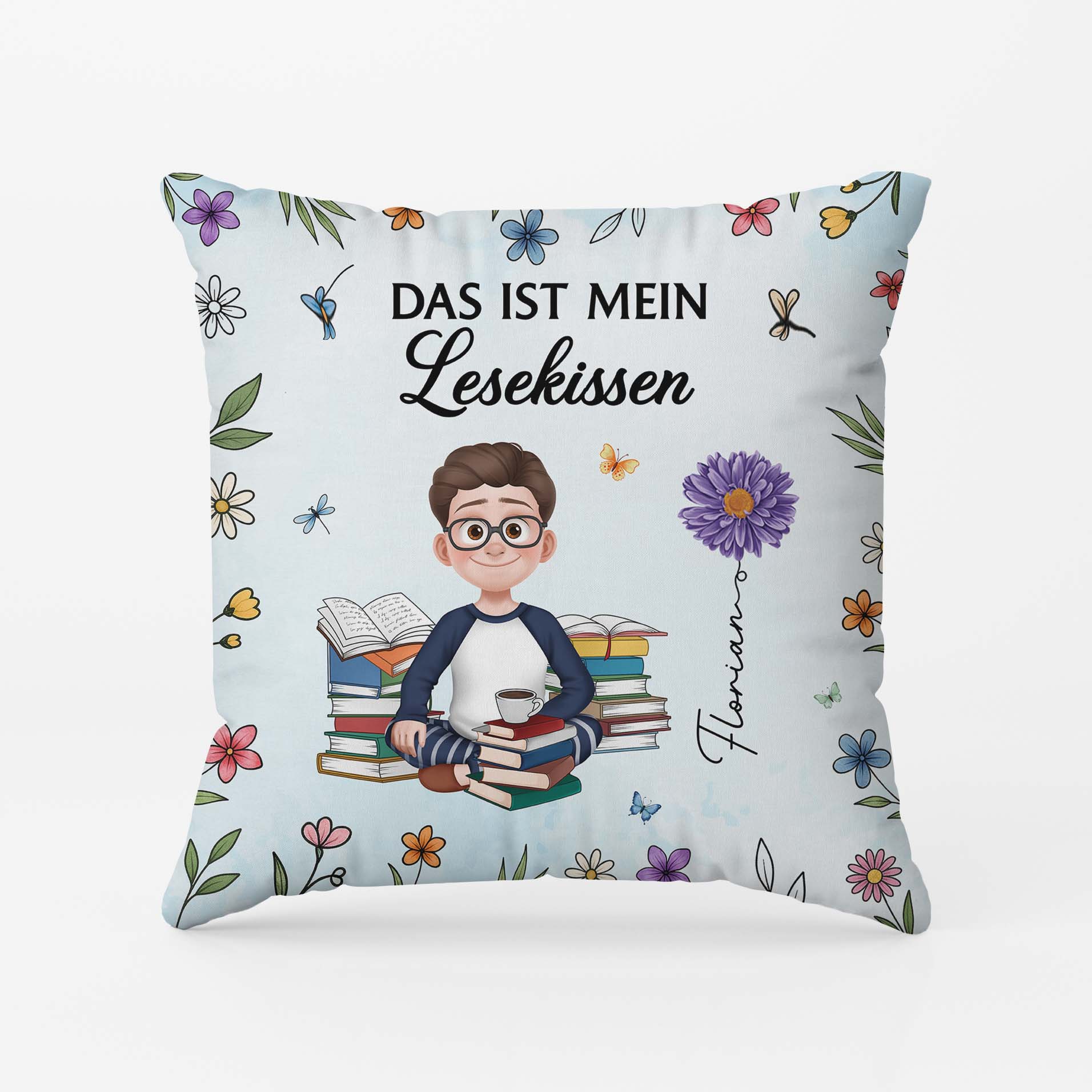 6074PGE2 das ist mein lesekissen personalisierte kissen leseratten frauen manner 6074P6TMA