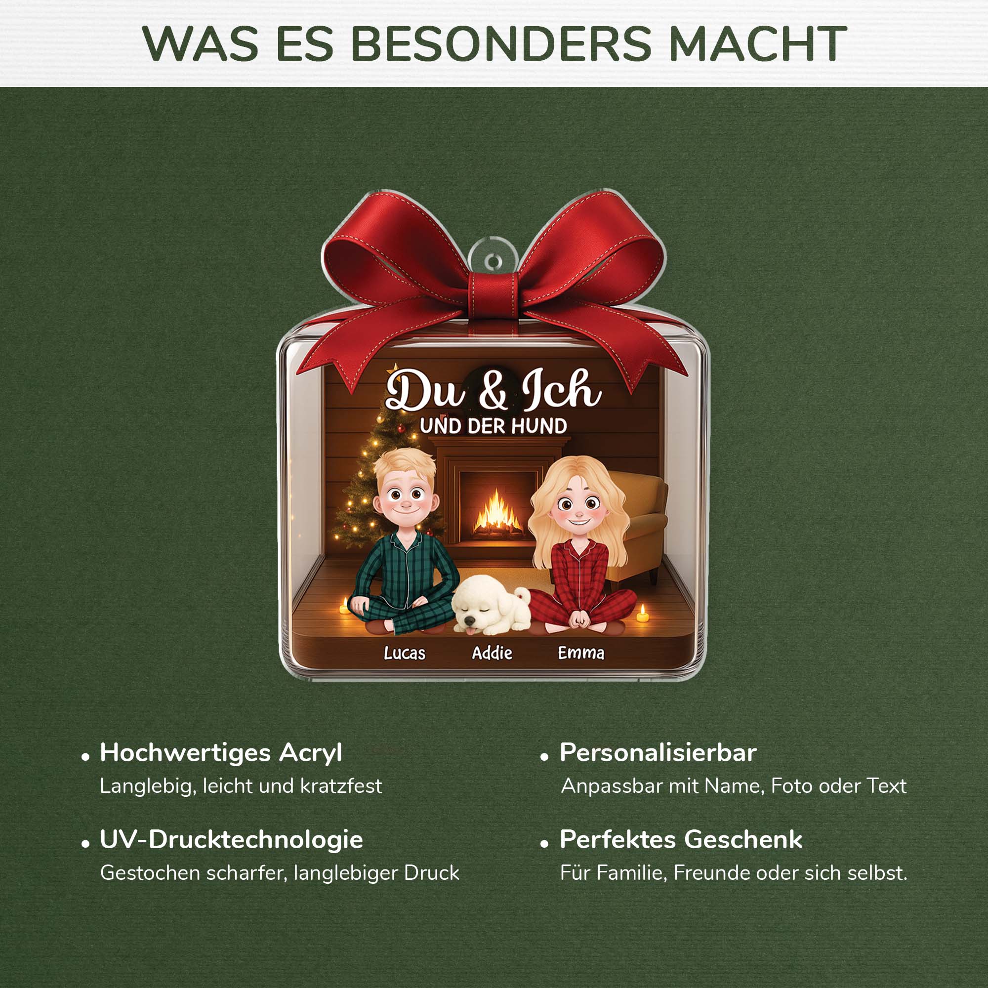 6075OGE4 du ich und die hunde acryl weihnachtsschmuck personalisiert_ paare 6075O6MTC