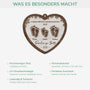 6076OGE4 unser erstes weihnachten als familie fussabdruck personalisierte 2 schicht holz ornamente 6076O6MNI