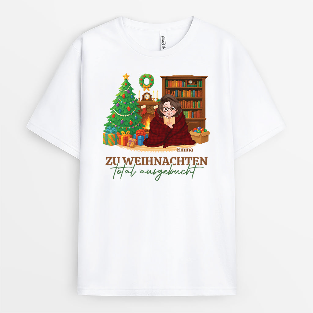 6090AGE1 zu weihnachten total ausgebucht personalisierte t shirts herren damen 6090ATVNA