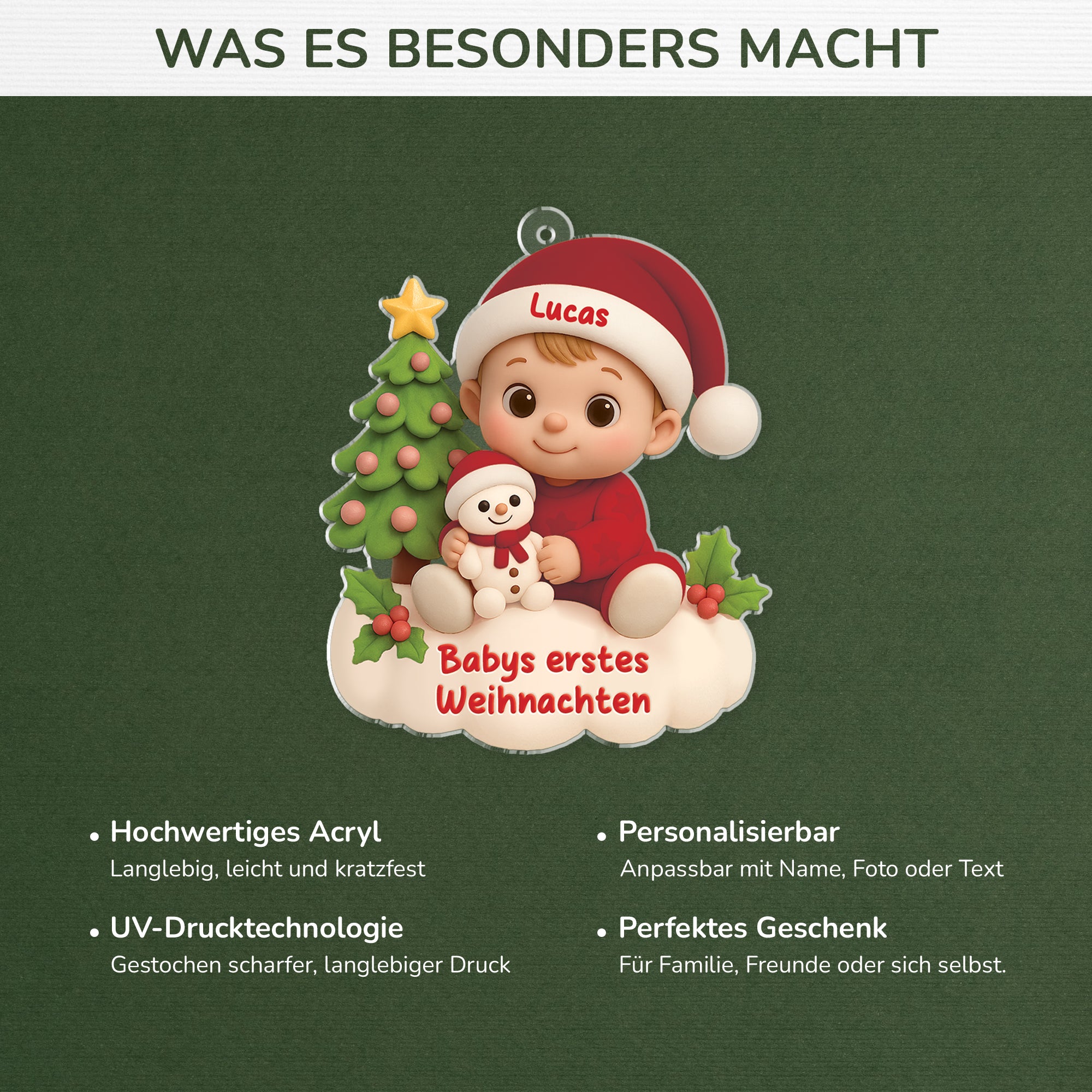 6096OGE4 3d druck effekt babys erstes weihnachten tannenbaum acryl weihnachtsschmuck_ personalisiert babys 6096OKQNK