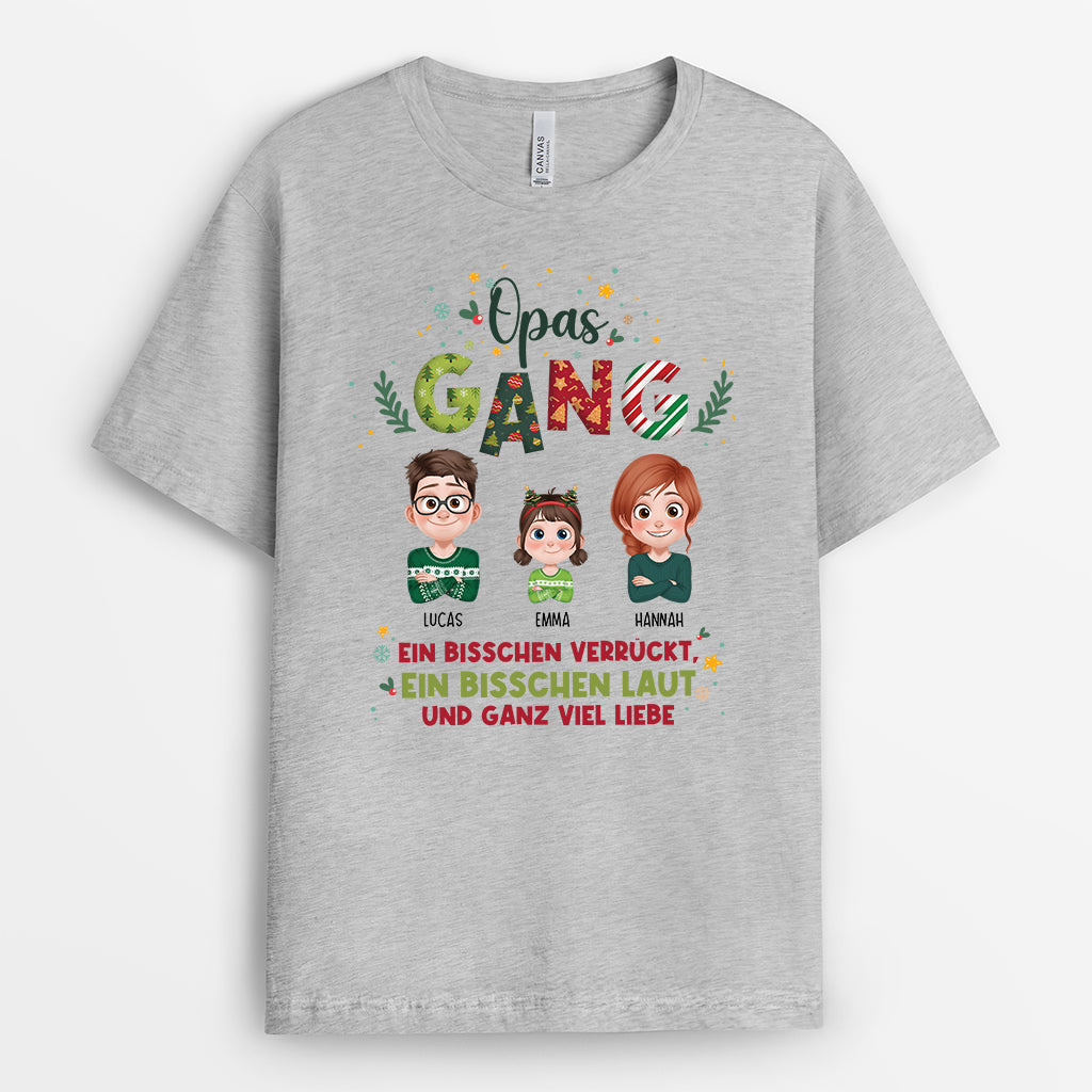 6100AGE2 weihnachts crew etwas verruckt etwas laut und ganz viel liebe mama papa shirt personalisiert_ 6100ATTQA
