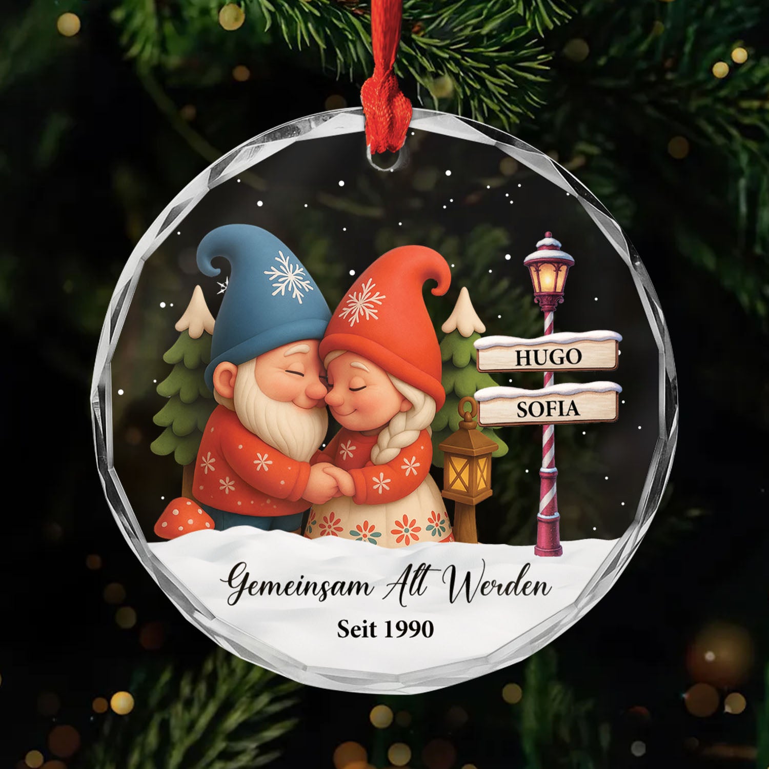 6104OGE1 gemeinsam alt werden seit glas weihnachtsschmuck_ personalisiert paare 6104O8V5G