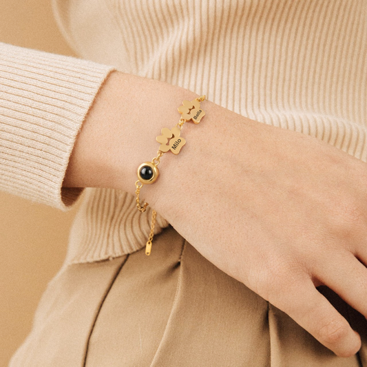 6111JGE2 pfoten armband hund katze personalisiert_ mit foto 6111J0V5B