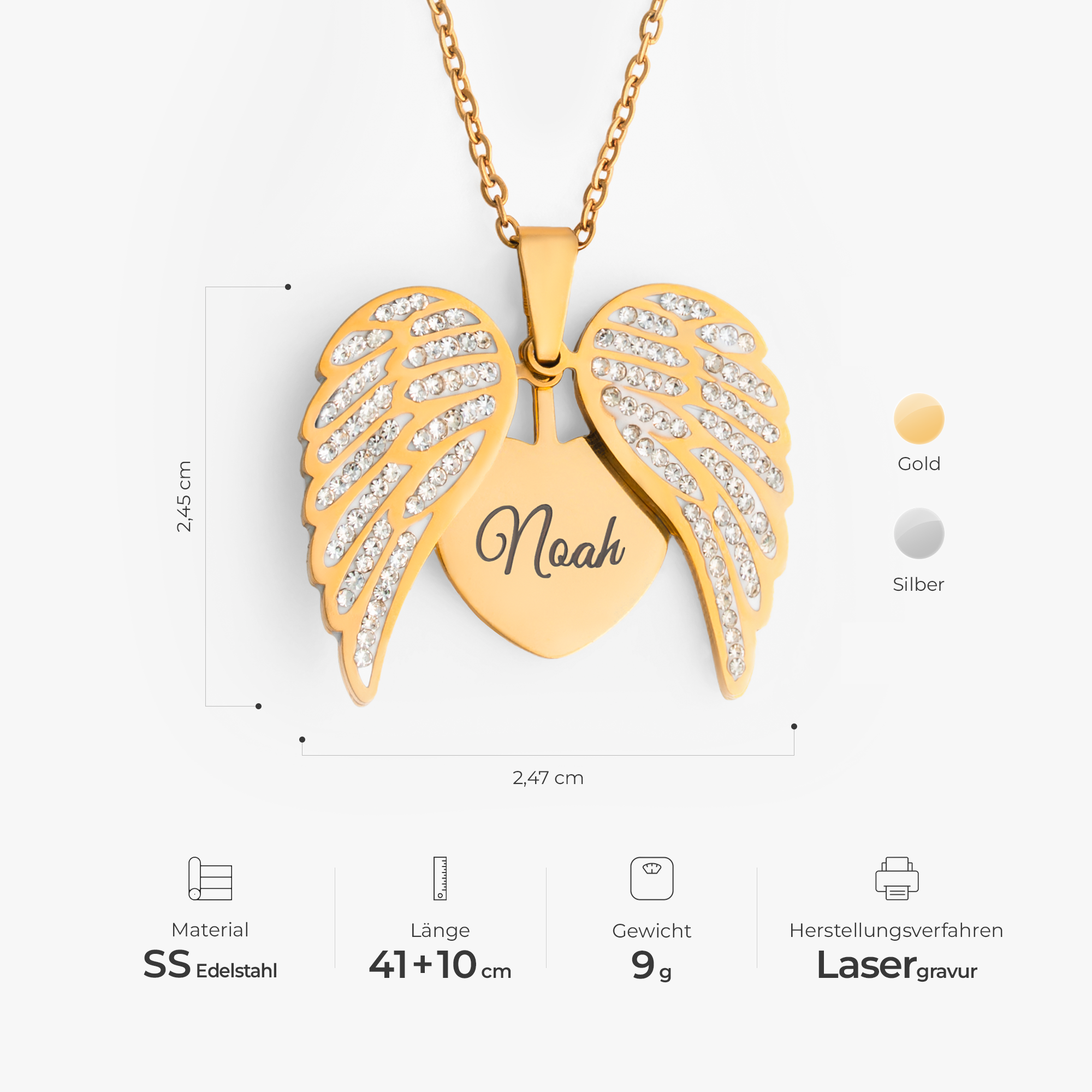 6113JGE3 herz engelsflugel personalisierte kette name_ mit foto 6113J0B5A_b769befd b090 49d9 a651 30dc971d6ed7