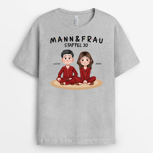 6120AGE2 mein liebster meine liebste partner t shirt personalisiert 6120ATACG