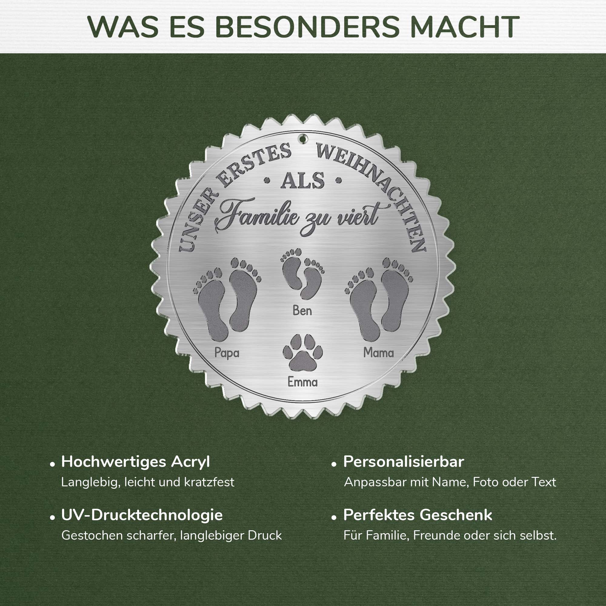 6131OGE4 unser erstes weihnachten als familie fussabdruck personalisierter christbaumschmuck familie_ acryl 6131O8HMI