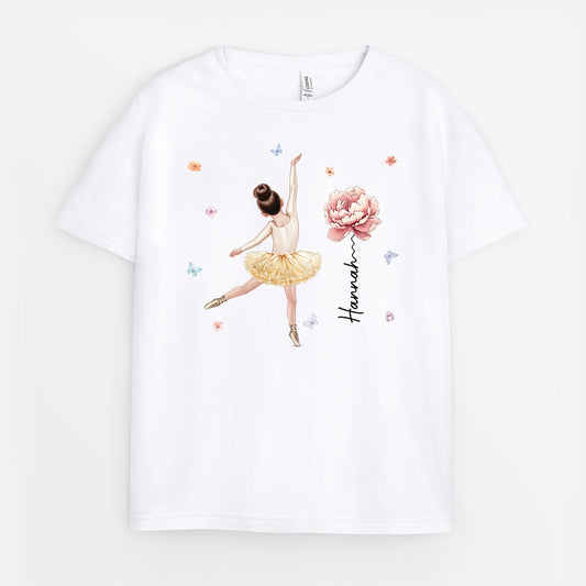 6132AGE1 ballet und blumen kinder t shirts personalisiert_ 6132A8QMK