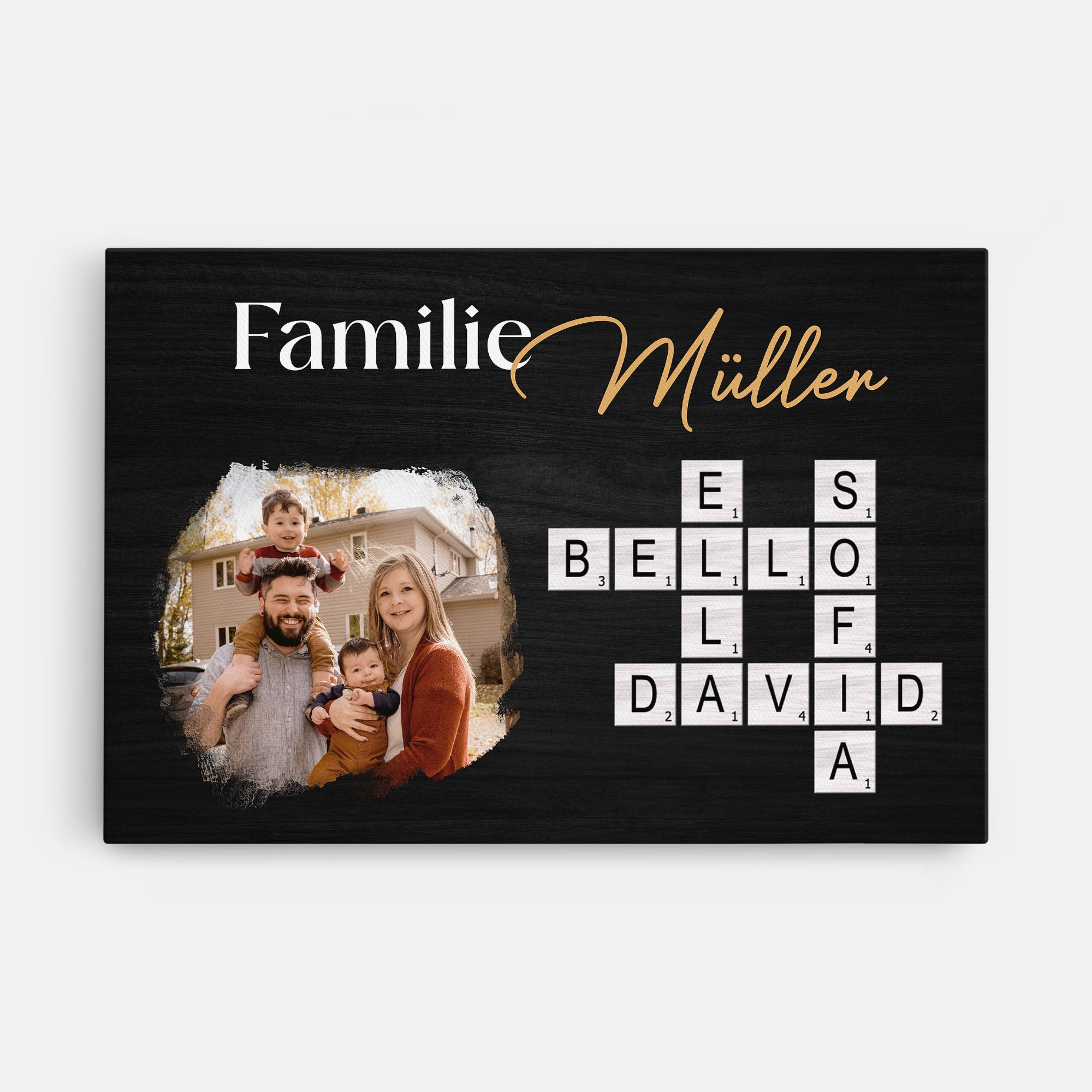 6133CGE1 familie mit foto leinwand kreuzwortratsel personalisiert familie_ 6133C8V5I