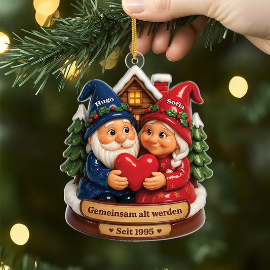 6139OGE2 gemeinsam alt werden seit acryl weihnachtsschmuck_ personalisiert paare 6139O3VMG