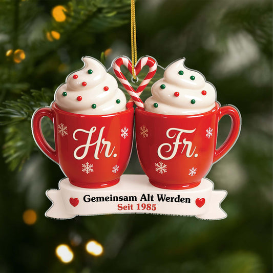 6145OGE1 3d druck effekt gemeinsam alt werden herr frau acryl weihnachtsschmuck personalisiert paare 6145O6PCG