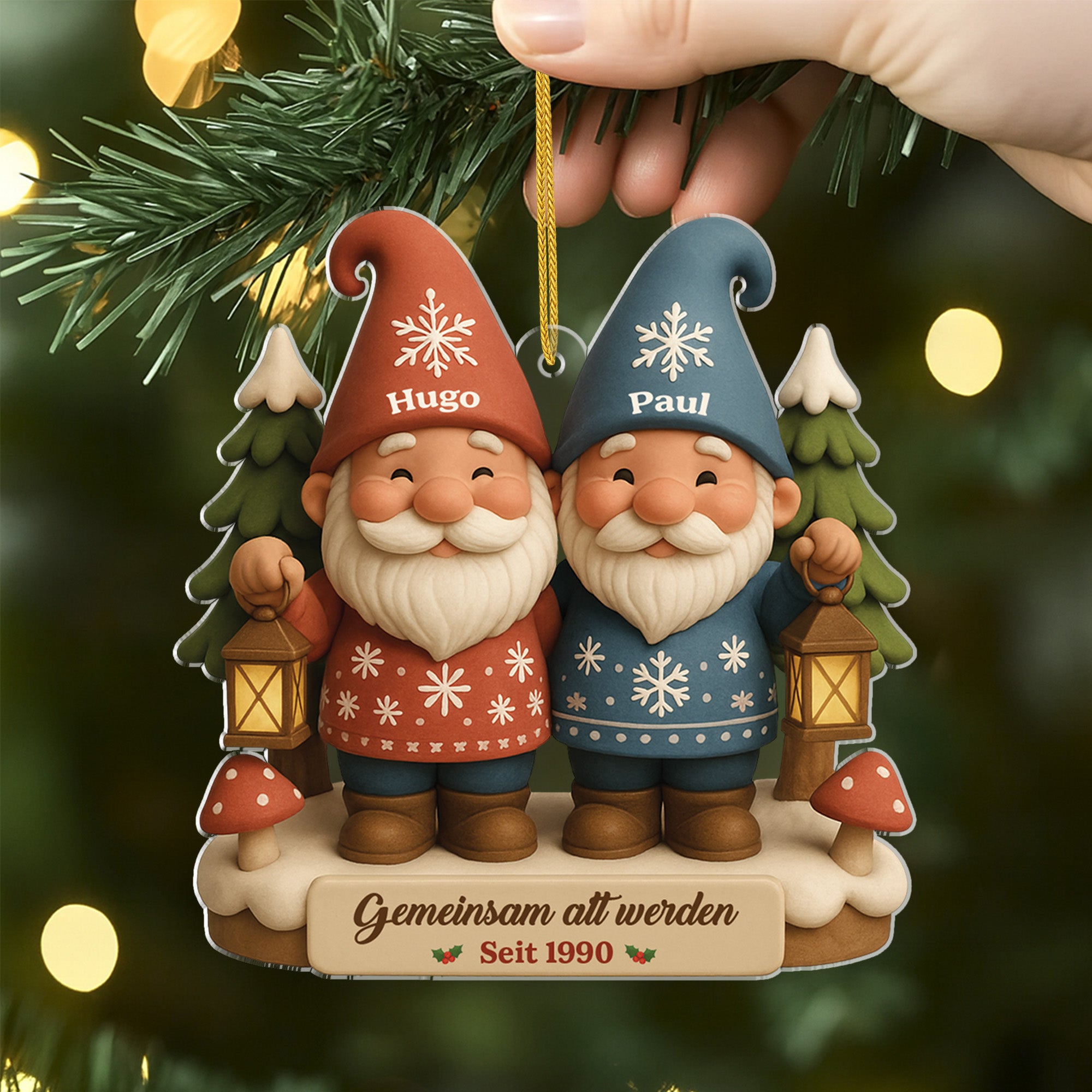 6151OGE2 3d druck effekt gemeinsam alt werden seit acryl weihnachtsschmuck_ personalisiert fur queere menschen schwule paare 6151OKTMG_b98bcbcb 5c7e 41d7 b047 18c4af60e2e7