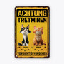 6157EGE2 achtung tretminen vorsichtig vorgehen lustiges turschild katze personalisiert_ 6157E8KZD