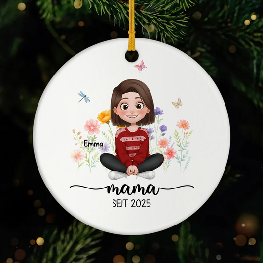 6178OGE1 mama seit blumen personalisierte keramik ornamente mama_ papa 6178O3TCB_a4a60653 5800 486e 95e2 e8523e688d1f