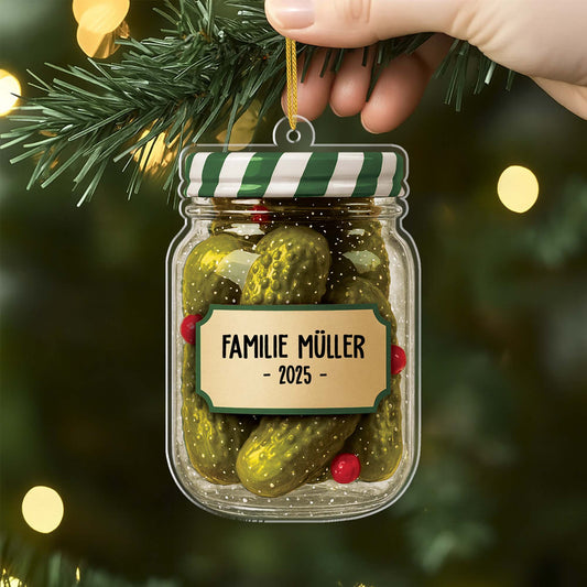 6181OGE2 3d druck effekt die familie gewurzgurken personalisierter christbaumschmuck familie_ acryl 6181OKHQI_682185f1 d436 4263 a2d1 5a4fd2df21fc