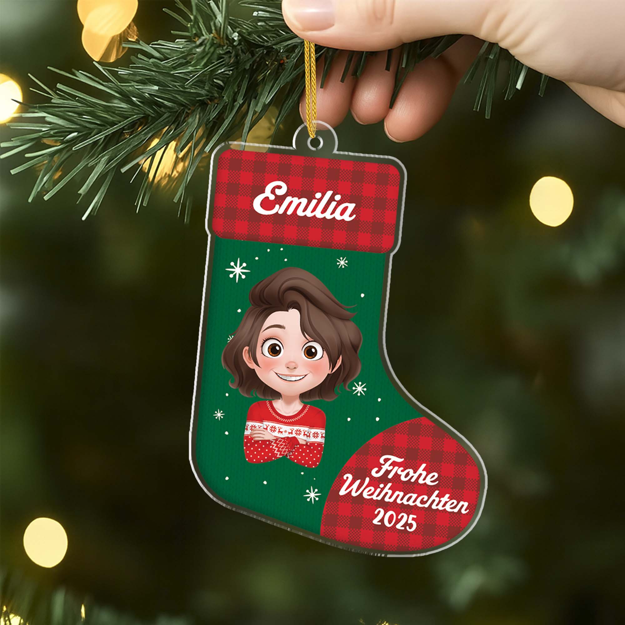 6202OGE2 frohe weihnachten acryl weihnachtsschmuck personalisiert_ frauen manner 6202OKTQB