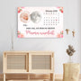 6205CGE3 der tag an dem du meine mama mein papa wurdest personalisierte leinwand mondphasen kalender 6205C3TTA