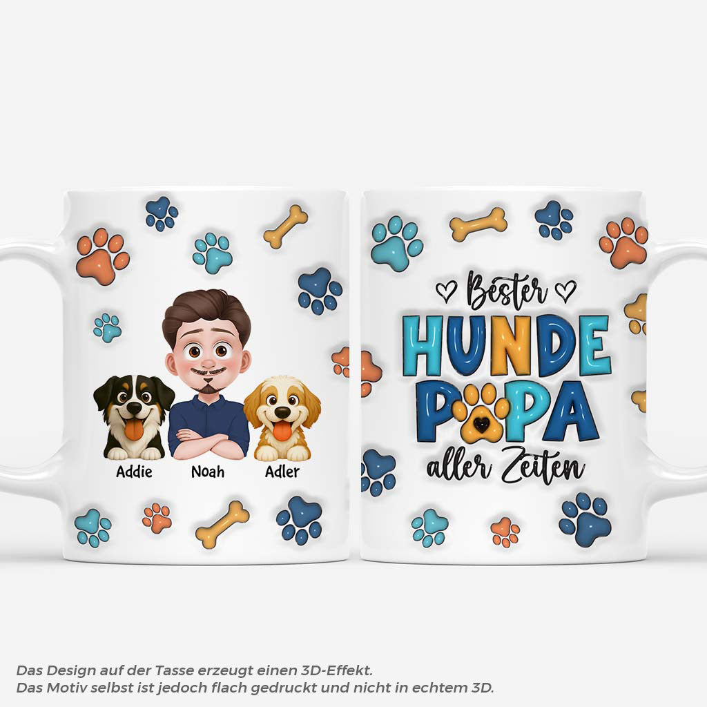 6220MGE1 3d druck effekt bester hundepapa aller zeiten hunde weihnachtstasse personalisiert_ pfoten kauknochen 6220M6VMC_2da8c3ca dcb2 4544 87e9 13e4e3338acd