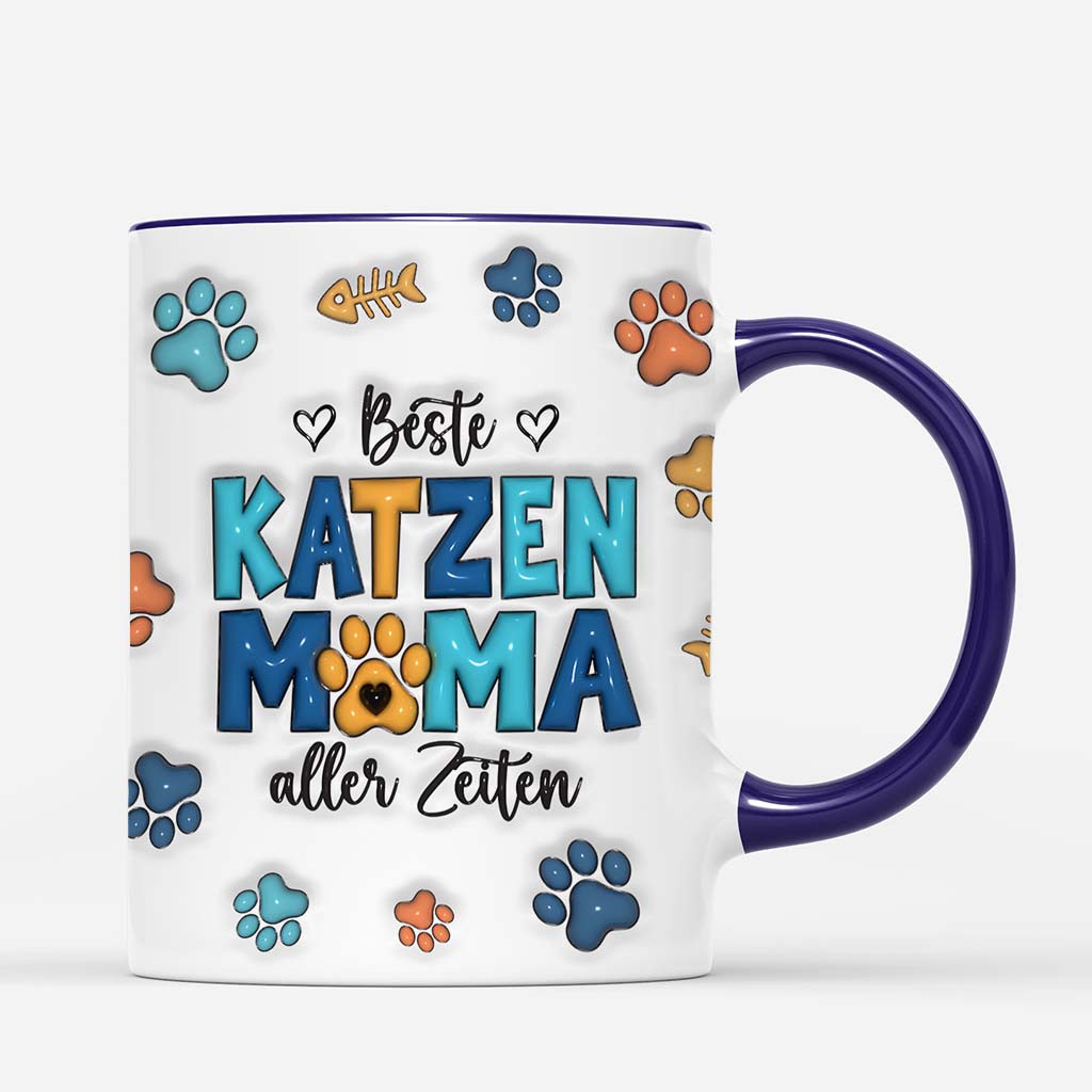 6220MGE3 3d druck effekt bester katzenpapa aller zeiten katzen weihnachtstasse personalisiert_ pfoten kauknochen 6220M6VMD