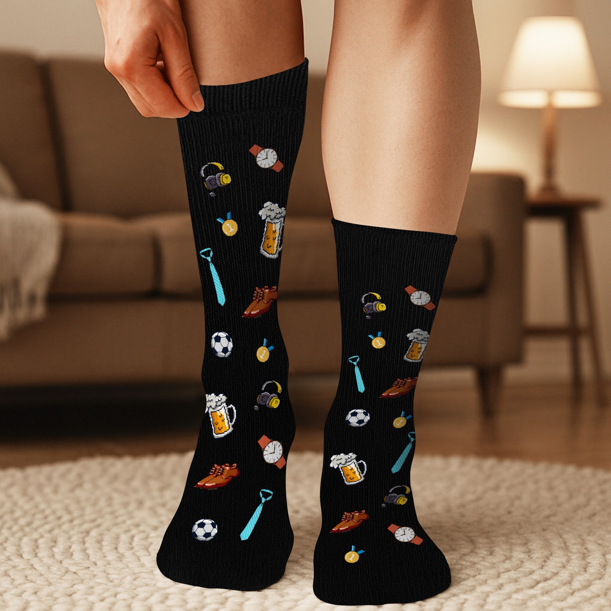 6222JGE3 der mann der mythos die lengede personalisierte weihnachtssocken_ papa opa 6222J6VZB_2