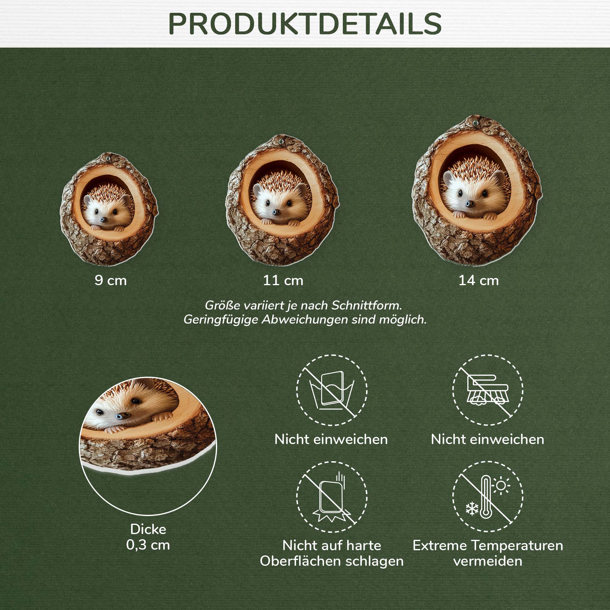 6226OGE3 3d druck effekt tiere mit foto acryl weihnachtsschmuck personalisiert_ 6226O8TCA