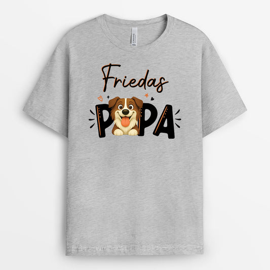 6275AGE2 hundepapa hundemama t shirt hund personalisiert 6275ATQZC