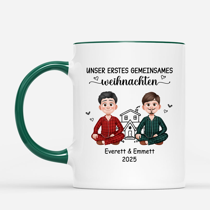 6278MGE2 unser erstes gemeinsames weihnachten paar weihnachtstasse personalisiert_ 6278M3VCG