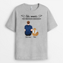 6290AGE2 ich bin immer bei dir hunde  katzen t shirt personalisiert zur erinnerung 6290a3fma