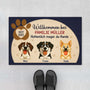 6299DGE1 herzlich willkommen hoffentlich magst du hunde fussmatte personalisiert hund_ 6299DTMZC