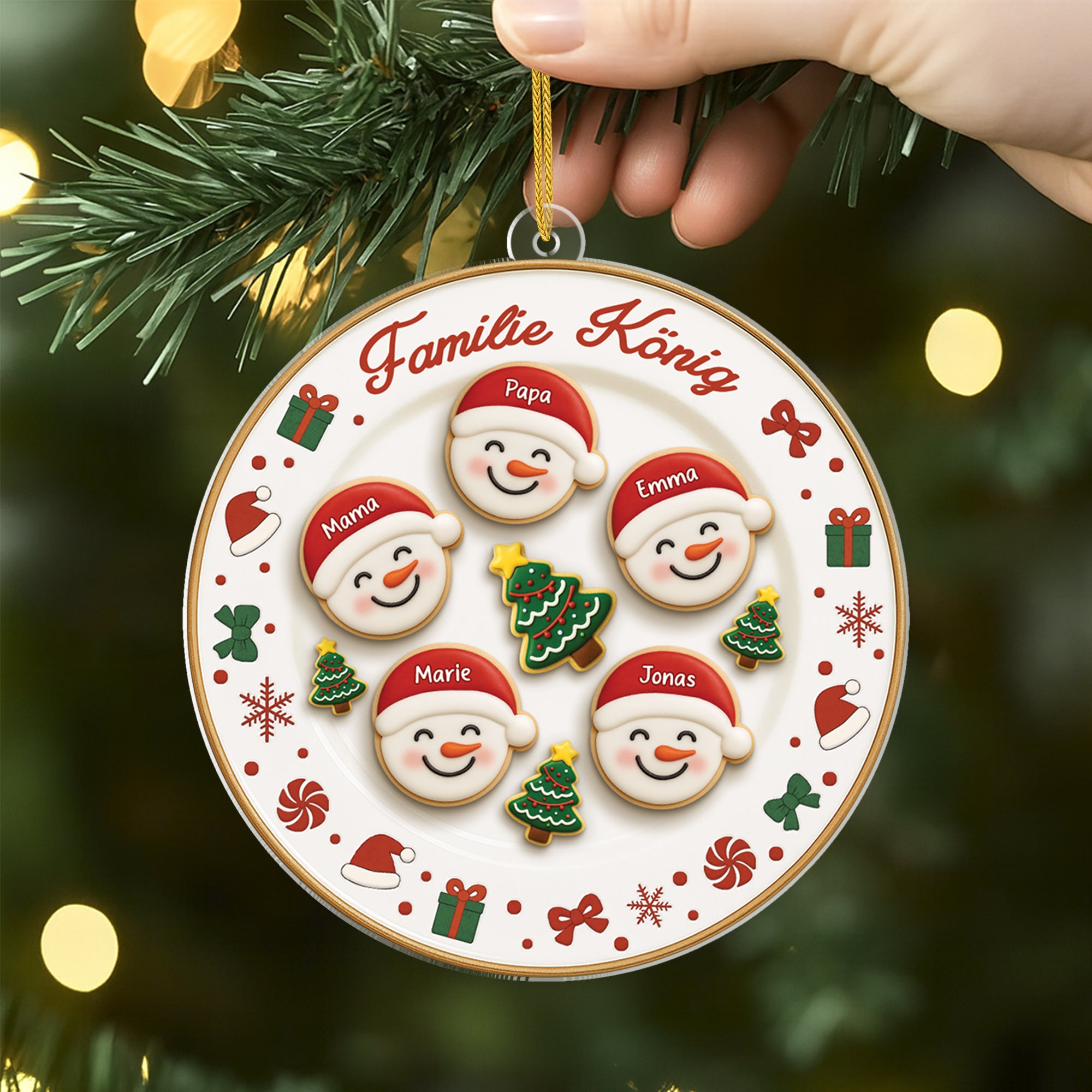 6301OGE1 3d druck effekt schneemann tannenbaum personalisierter christbaumschmuck familie_ acryl 6301OKLNI_2
