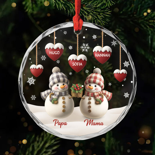 6309OGE1 familie schneemann glas weihnachtsschmuck personalisiert_ 6309O8T5I