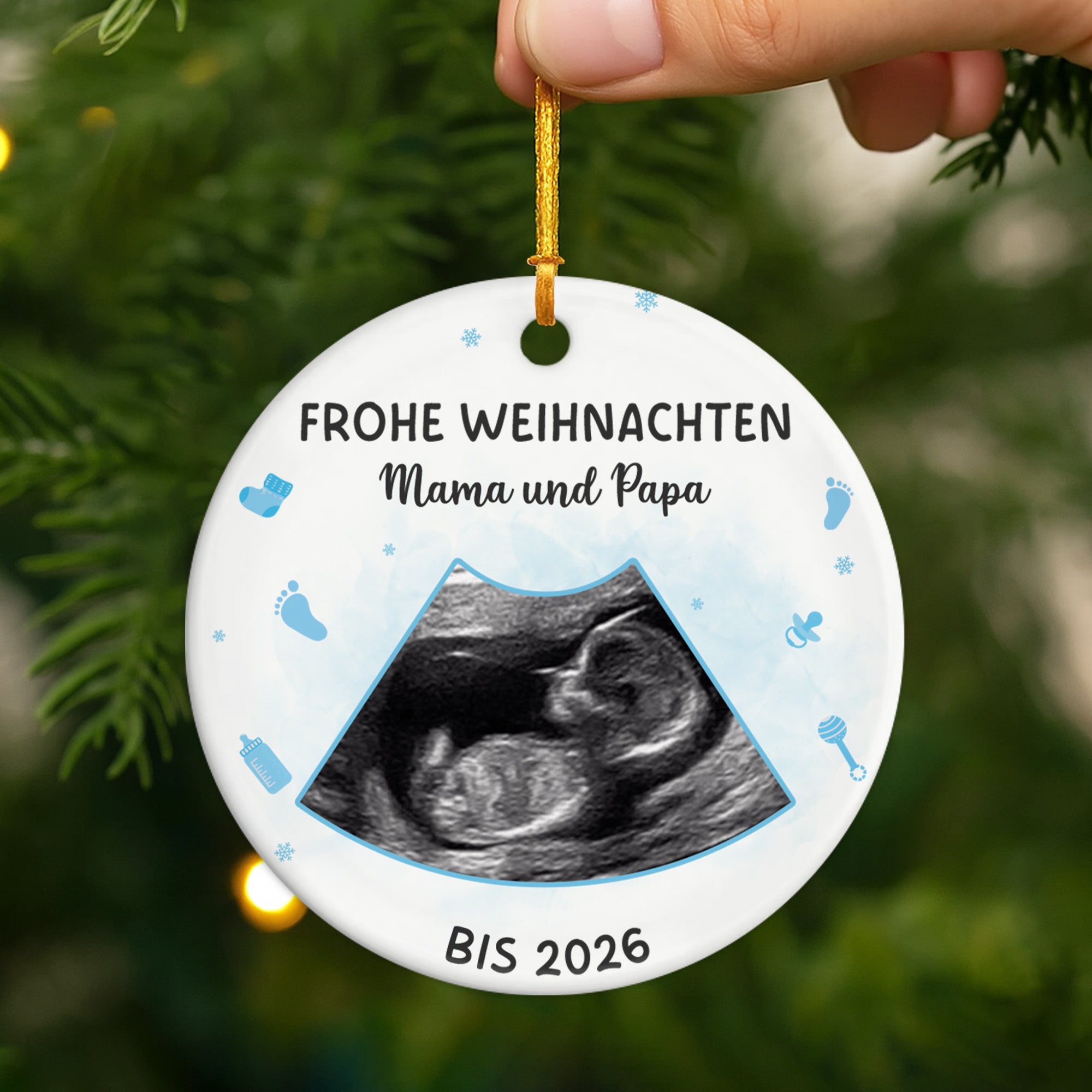 6312OGE2 frohe weihnachten papa mama keramik weihnachtsschmuck personalisiert_ baby mit ultraschallbild_ 6312O3VAK