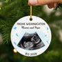 6312OGE2 frohe weihnachten papa mama keramik weihnachtsschmuck personalisiert_ baby mit ultraschallbild_ 6312O3VAK