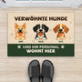 6314DGE2 hier wohnen verwohnte hunde mit personal fussmatte personalisiert hund_ 6314DTQ5C