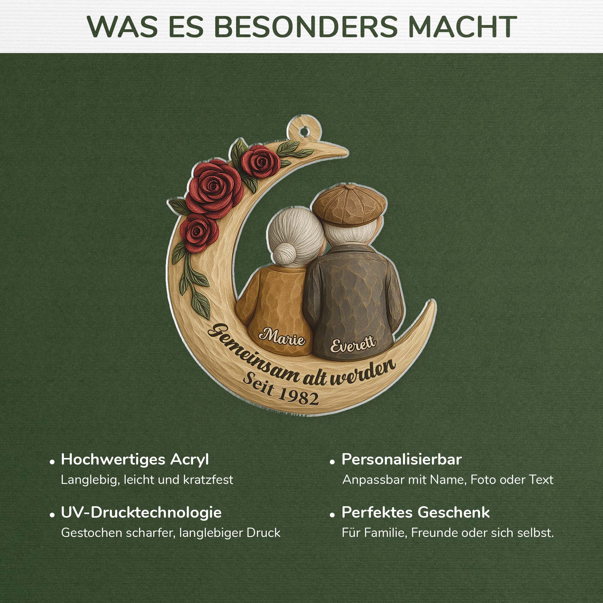 6321OGE4 3d druck effekt von unserem ersten kuss bis zu unserem letzten atemzug acryl weihnachtsschmuck_ personalisiert paar 6321O3Z5G