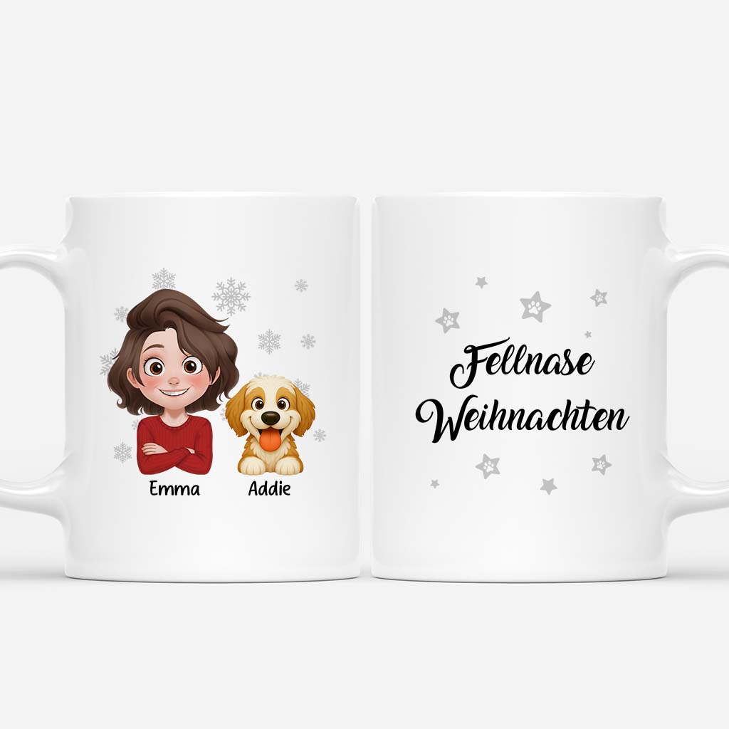 6326MGE1 fellnase weihnachten hunde weihnachtstasse personalisiert_ 6326M6UNC