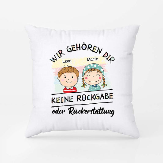 6329PGE1 wir gehoren dir keine ruckgabe oder ruckerstattung mama papa kissen personalisiert doodle 6329P6L5A