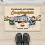 6334DGE2 willkommen in unserem zuhause auf radern paare fussmatte camping personalisiert_ 6334D6TAG