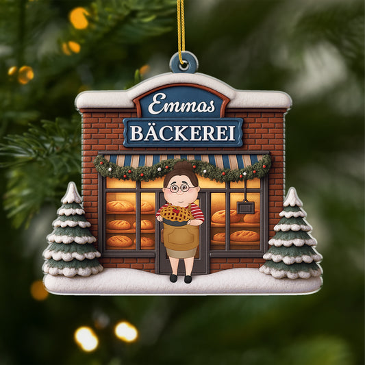 6341OGE1 3d druck effekt backerei acryl weihnachtsschmuck personalisiert frauen 6341O8VZA