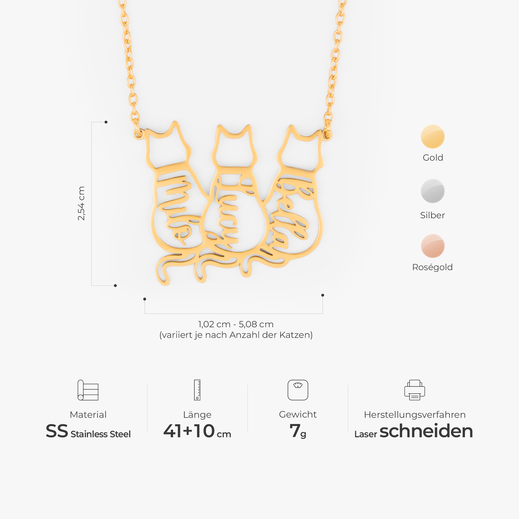 6356JGE3 namen personalisierte katzen kette_ 6356J0B5A