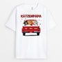 6368AGE2 katzenpapa katzenmama im auto katzen t shirt personalisiert 6368A8QAD