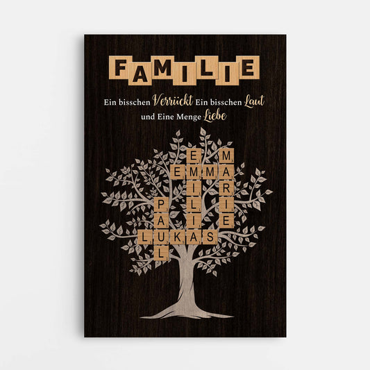 6375CGE1 familie etwas verruckt etwas laut und ganz viel liebe leinwand familienstammbaum kreuzwortratsel personalisiert 6375C6L5I_b3a990c7 6ea5 463e 80d4 9fa8028a518c